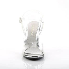 CARESS-408 Clear Peep Toe High Heel Clear Multi view 5