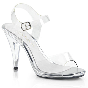 CARESS-408 Clear High Heel Sandals