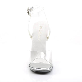 CHIC-06 Clear Metal Stiletto Heels