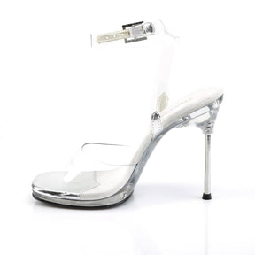 CHIC-06 Clear Metal Stiletto Heels