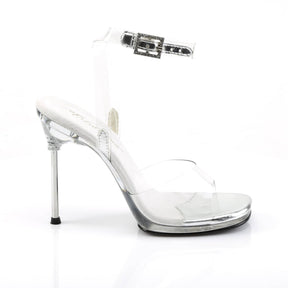 CHIC-06 Clear Metal Stiletto Heels