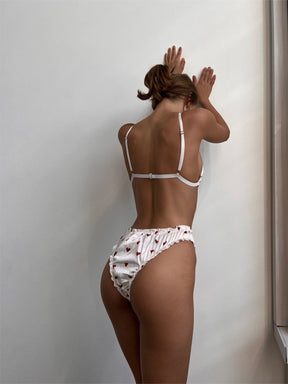 DEMURE 2 Piece Satin Lingerie Set