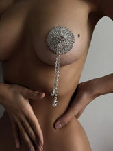 DIAMANTE Nipple Covers - Silver