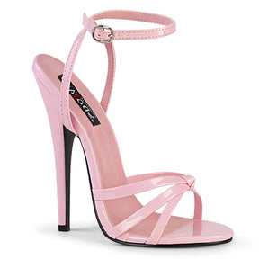 DOMINA-108 Baby Pink 6 Inch Heel Sandals