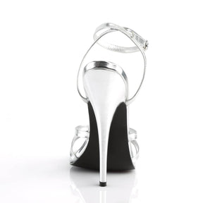 DOMINA-108 Silver 6 Inch Heel Sandals