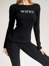 EASE 2 Piece Ribbed Cotton  - Black