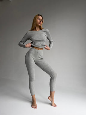EASE 2 Piece Loungewear Set - Grey