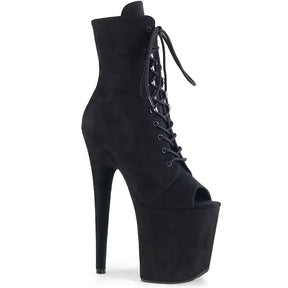 FLAMINGO-1021FS Calf High Peep Toe Boots