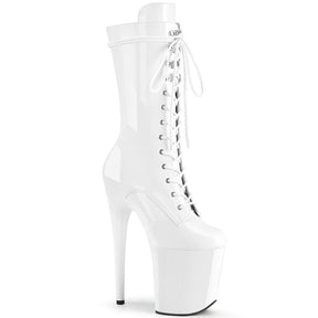 FLAMINGO-1050 Calf High Boots White Multi view 1