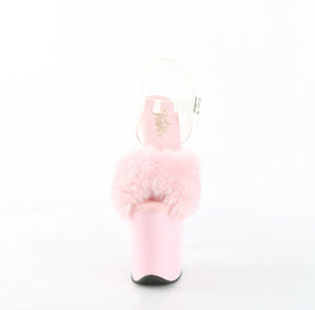 FLAMINGO-808FUR Fur Platform Sandals Pink Multi view 5