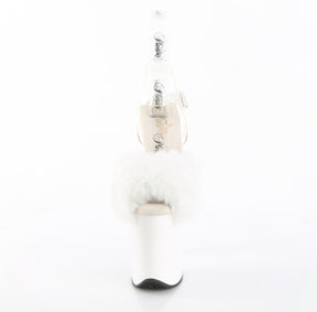 FLAMINGO-808FUR Fur Platform Sandals White Multi view 5