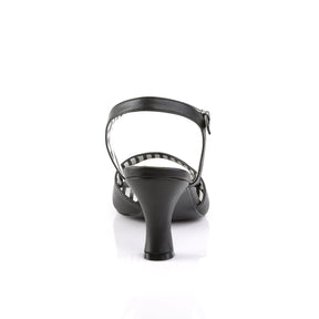 JENNA-09 Black Ankle Court Heel Black Multi view 3