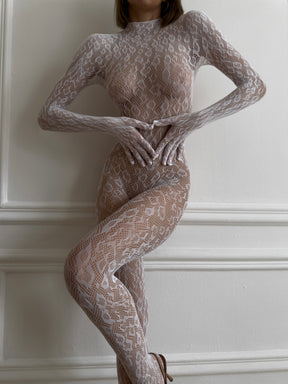 LIBIDO Bodystocking - White