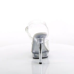 LIP-108 Ankle Sandel High Heel Clear Multi view 3