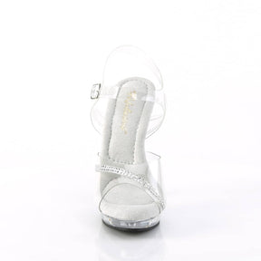 LIP-108R Clear Ankle Sandel High Heel