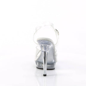 LIP-108R Clear Ankle Sandel High Heel