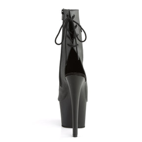 SKY-1018 Black Calf High Peep Toe Boots Black Multi view 3
