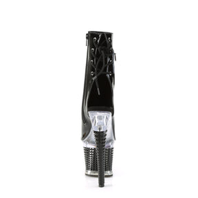 SPECTATOR-1018 Black Calf High Peep Toe Boots  Multi view 3