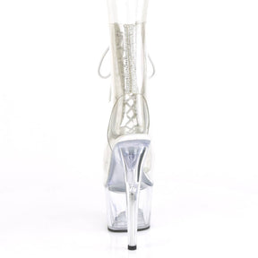 ADORE-1016C-2 Clear Calf High Peep Toe Boots
