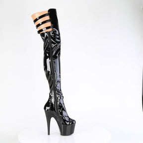ADORE-3055 Black Thigh High Boots
