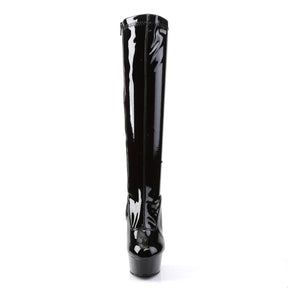 DELIGHT-2000 Black Knee High Boots