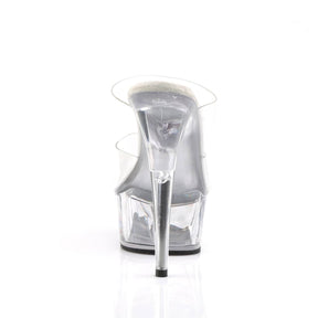 DELIGHT-602 Clear Peep Toe High Heel