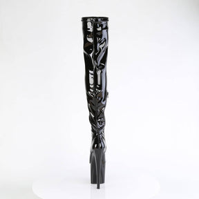 ENCHANT-3000 Black Thigh High Boots