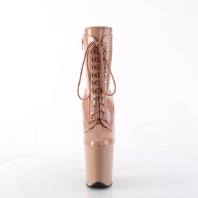 FLAMINGO-1020 Nude Calf High Boots