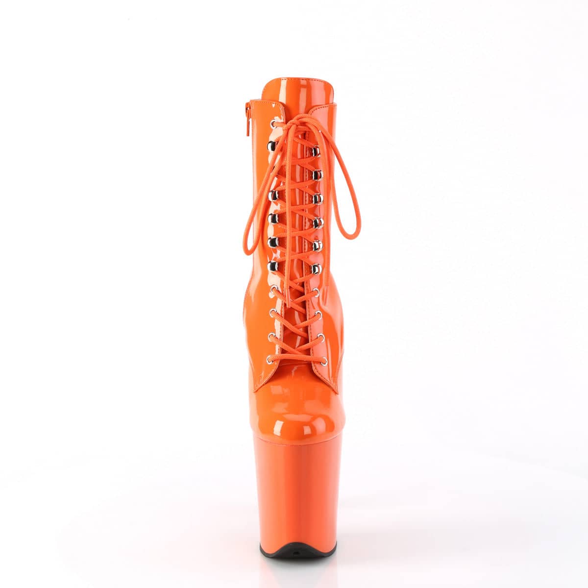 FLAMINGO-1020 Orange Calf High Boots
