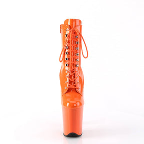 FLAMINGO-1020 Orange Calf High Boots