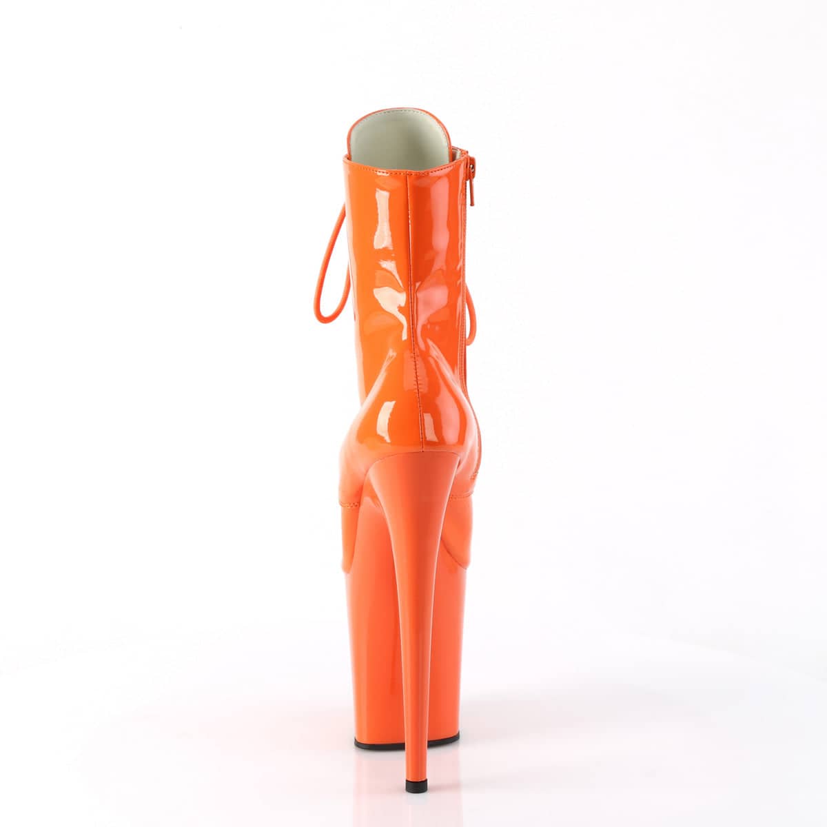 FLAMINGO-1020 Orange Calf High Boots