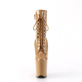 FLAMINGO-1020 Nude Calf High Boots