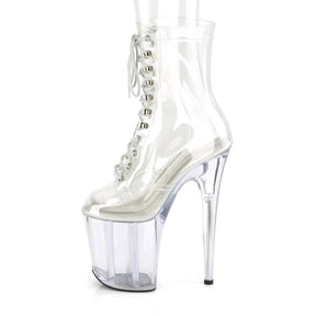 FLAMINGO-1020C Clear Calf High Boots