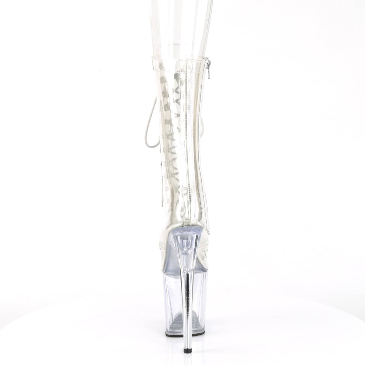 FLAMINGO-1050C Clear Calf High Boots