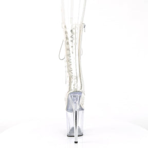 FLAMINGO-1050C Clear Calf High Boots