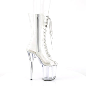 FLAMINGO-1050C Clear Calf High Boots