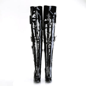 SEDUCE-3019 Black Thigh High Boots