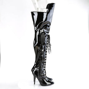 SEDUCE-3082 Black Thigh High Boots