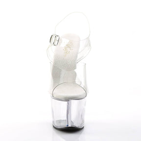 SKY-308 Clear Ankle Peep Toe High Heel