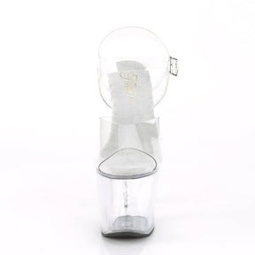UNICORN-708RSH Clear Ankle Peep Toe High Heel