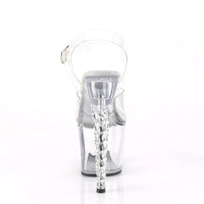 UNICORN-708RSH Clear Ankle Peep Toe High Heel