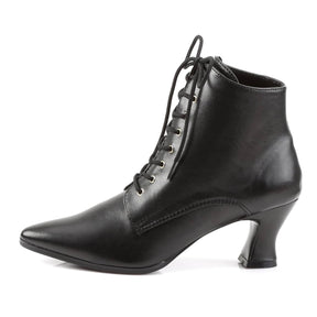 VICTORIAN-35 Black Ankle Boots