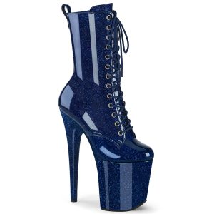 FLAMINGO-1040GP Blue Calf High Boots