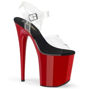 FLAMINGO-808 Red Ankle Strap Sandal