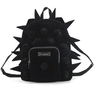 Velvet Spiked Mini Backpack