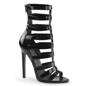 SEXY-52 Black Gladiator High Heels